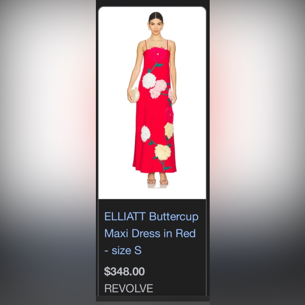Elliatt Buttercup maxi dress in M